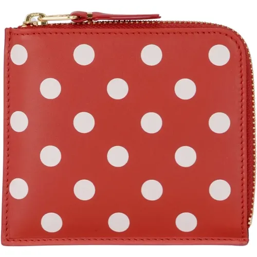 And White Polka Dot Wallet , unisex, Sizes: ONE SIZE - Comme des Garçons - Modalova