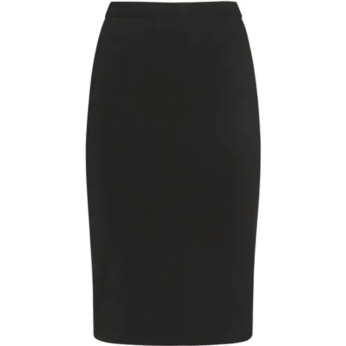 Ribbed Viscose Blend Skirt , female, Sizes: M, S - Saint Laurent - Modalova