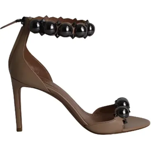 Pre-owned Leather sandals , female, Sizes: 3 1/2 UK - Alaïa Pre-owned - Modalova