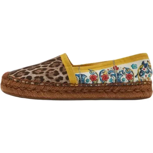 Pre-owned Fabric espadrilles , female, Sizes: 5 UK - Dolce & Gabbana Pre-owned - Modalova