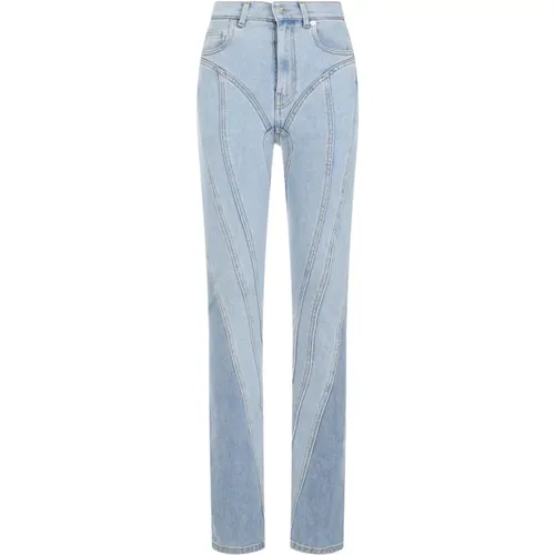 Cotton Jeans , female, Sizes: 2XS - Mugler - Modalova