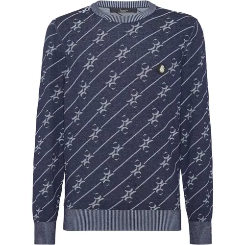 Stylischer Pullover in Blauton - Billionaire - Modalova