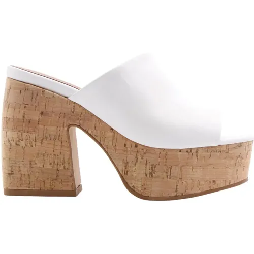 Heeled Mules , female, Sizes: 7 UK - Carmens - Modalova