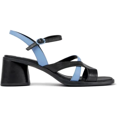 Asymmetrische Sandale TWS Schwarz/Blau , Damen, Größe: 38 EU - Camper - Modalova