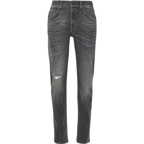 Slim-fit Jeans , male, Sizes: W30 - 7 For All Mankind - Modalova