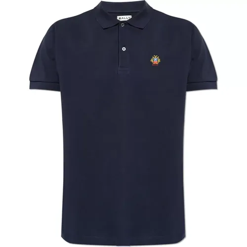 Polo mit Logo , Herren, Größe: M - Bally - Modalova