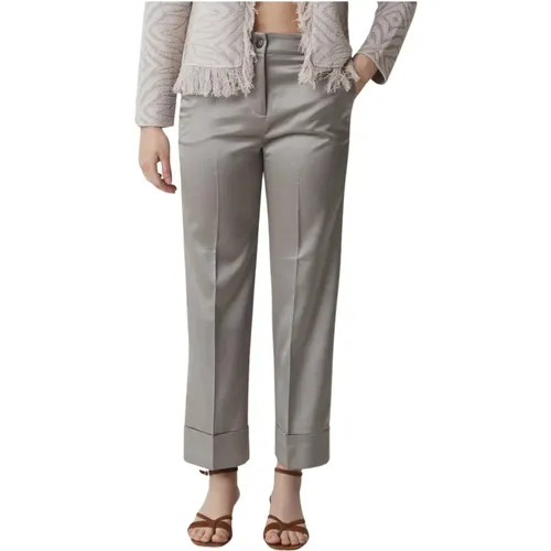 Stylish Pants , female, Sizes: S, M - Via Masini 80 - Modalova