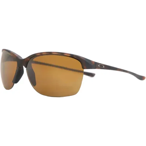 Tortoise Sunglasses Unstoppable , female, Sizes: 65 MM - Oakley - Modalova