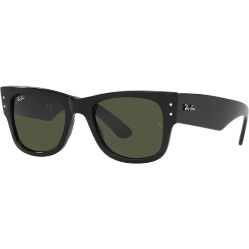 Klische schwarze und grüne Sonnenbrille , unisex, Größe: 51 MM - Ray-Ban - Modalova