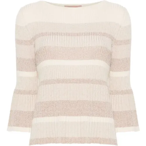 Gestreifter Strickpullover , Damen, Größe: S - Twinset - Modalova