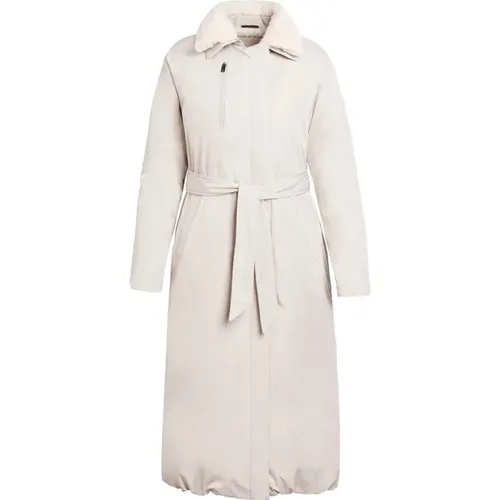 Elegant Belted Coat , female, Sizes: S, 2XL - People of Shibuya - Modalova