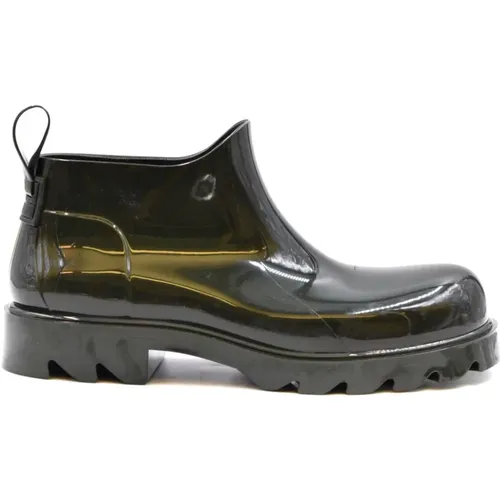 Mens Shoes Ankle Boots Dark Green Ss22 , male, Sizes: 7 UK - Bottega Veneta - Modalova