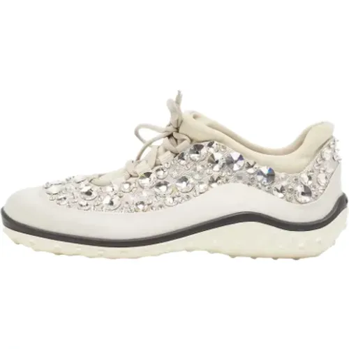 Pre-owned Stoff sneakers - Miu Miu Pre-owned - Modalova