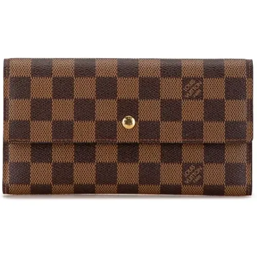 Pre-owned Canvas wallets , female, Sizes: ONE SIZE - Louis Vuitton Vintage - Modalova