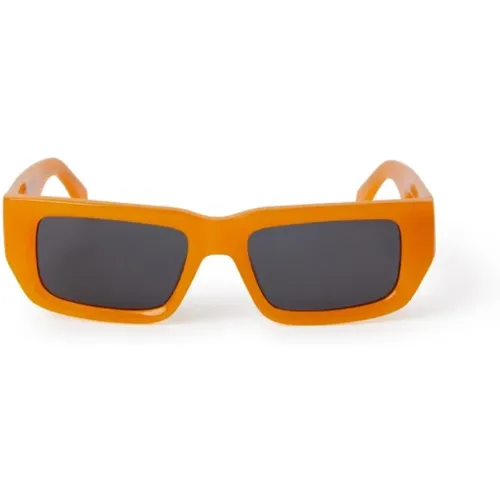 Geometric Retro Sunglasses , unisex, Sizes: 53 MM - Palm Angels - Modalova