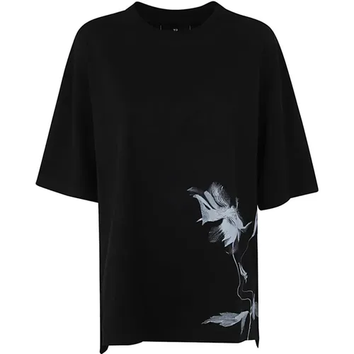 Printed T-Shirt , female, Sizes: XS - Y-3 - Modalova