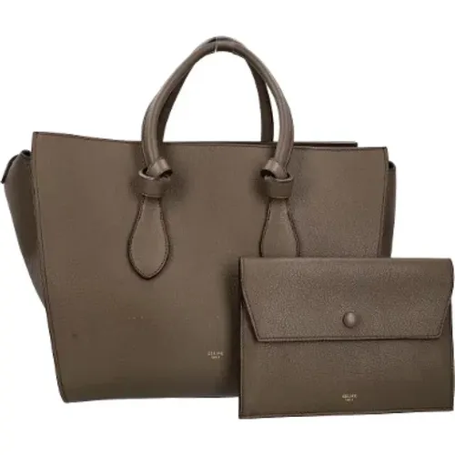 Pre-owned Leather totes , female, Sizes: ONE SIZE - Celine Vintage - Modalova