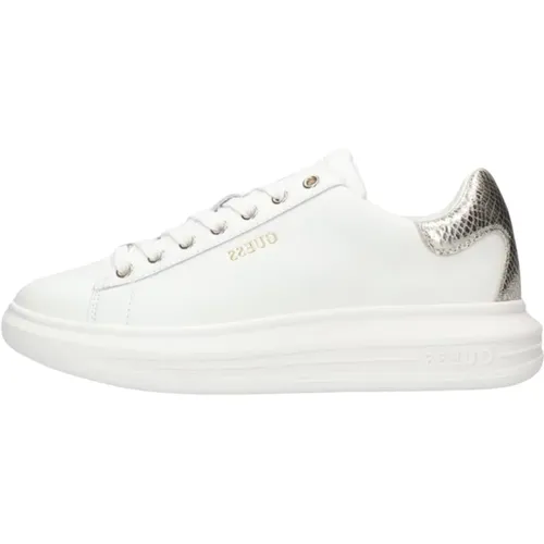 Weiße Modische Sneakers Vibo , Damen, Größe: 37 EU - Guess - Modalova