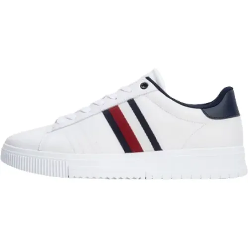 Flat Shoes - Supercup 2A , male, Sizes: 10 UK - Tommy Hilfiger - Modalova