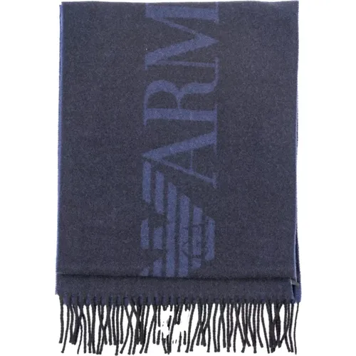 Logo Scarfs for Men and Women , male, Sizes: ONE SIZE - Emporio Armani - Modalova