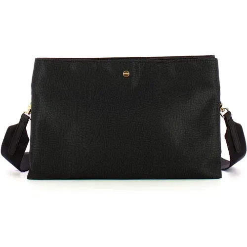 Dark Cross Over Bag , female, Sizes: ONE SIZE - Borbonese - Modalova