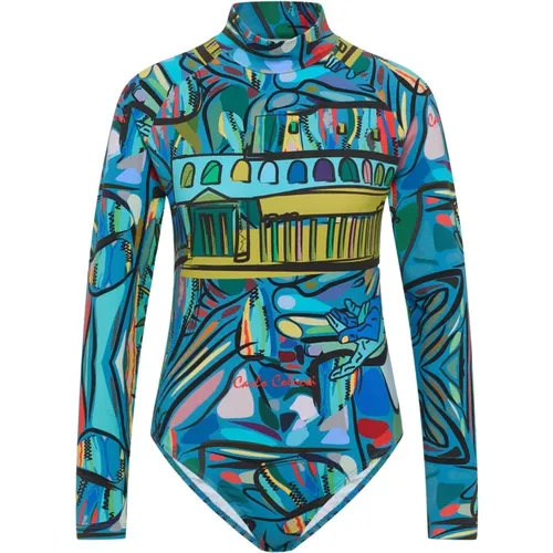 Orted Printed Body De Vita , female, Sizes: 2XL, XL, M, L, S - carlo colucci - Modalova