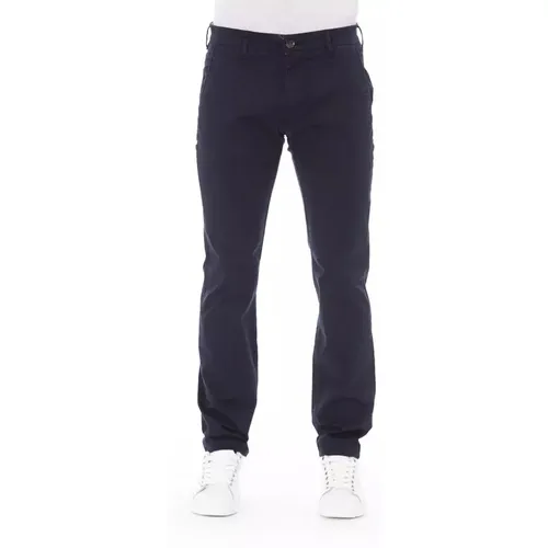 Cotton Chino Trousers , male, Sizes: W32 - Baldinini - Modalova