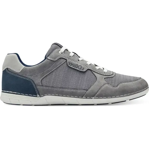 Grey Sneakers for Men , male, Sizes: 6 UK, 8 UK, 9 UK, 7 UK - s.Oliver - Modalova