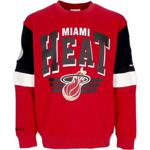 Miami Heat NBA Crewneck Sweatshirt - Mitchell & Ness - Modalova