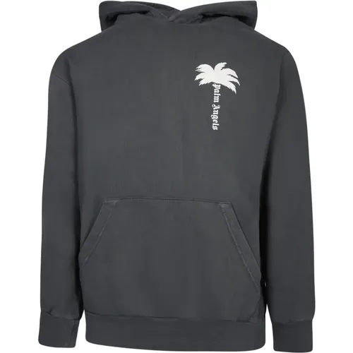 Urban Grey Sweatshirt , Herren, Größe: L - Palm Angels - Modalova