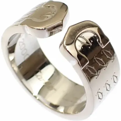 Pre-owned White Gold rings , female, Sizes: ONE SIZE - Cartier Vintage - Modalova