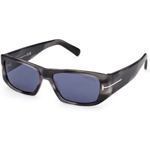 Andres-02 Sungles, /Other, Blue Lens , male, Sizes: ONE SIZE - Tom Ford - Modalova