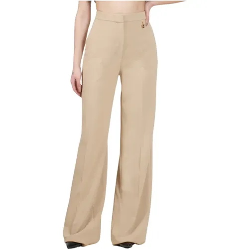 Straight Leg Pants , female, Sizes: XL, M, 2XL, L - Elisabetta Franchi - Modalova