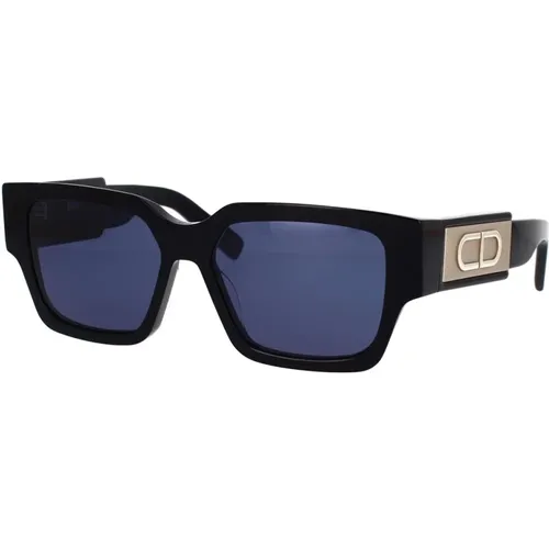Original Square Frame Sunglasses with Blue Lenses , unisex, Sizes: 55 MM - Dior - Modalova