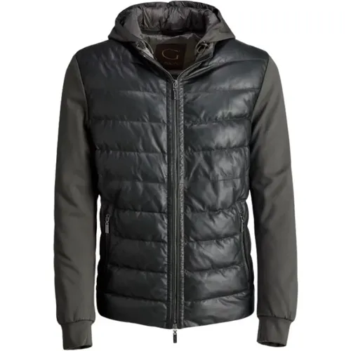 Leather Jackets , male, Sizes: 3XL, XL, M - Gimo's - Modalova