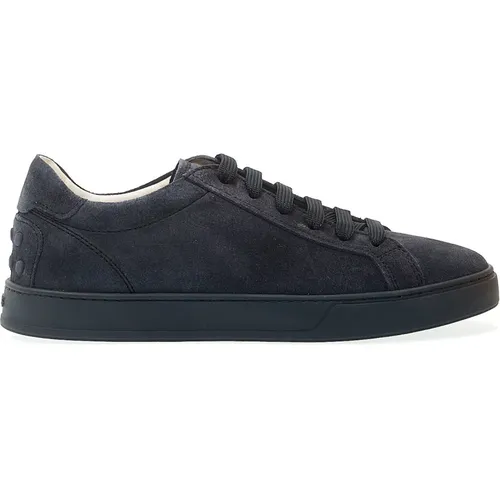 Suede Sneakers with Rubber Sole , male, Sizes: 9 UK, 6 UK, 7 UK - TOD'S - Modalova