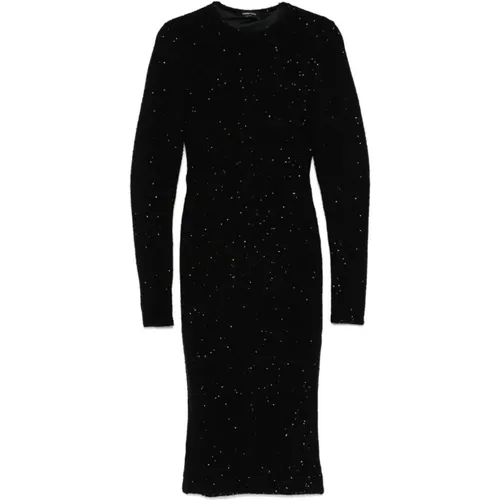 Sequin Knit Dress , female, Sizes: M, 2XS, XS, S - Fabiana Filippi - Modalova