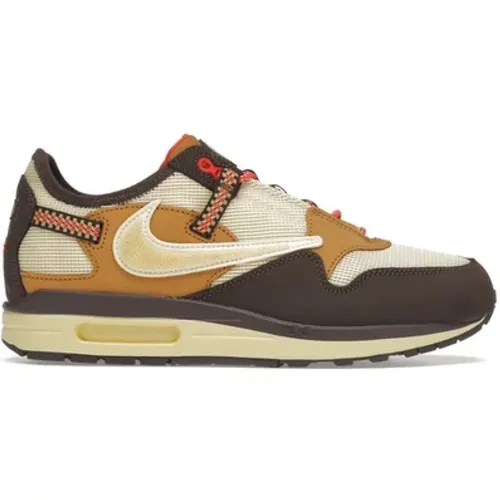 Travis Scott Air Max 1 Sneakers , male, Sizes: 10 1/2 UK, 8 1/2 UK - Nike - Modalova