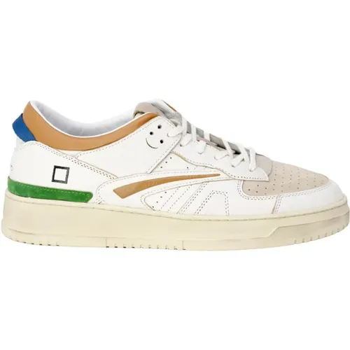 Colored Sneakers Spring/Summer Collection Leather , male, Sizes: 9 UK, 10 UK, 11 UK, 8 UK, 7 UK, 6 UK - D.a.t.e. - Modalova