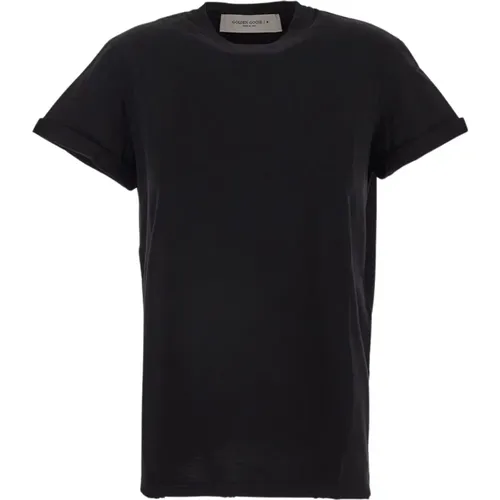 Stilvolles Baumwoll-T-Shirt für Frauen , Damen, Größe: S - Golden Goose - Modalova