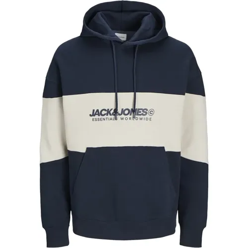 Legacy Colorblock Hoodie , Herren, Größe: M - jack & jones - Modalova