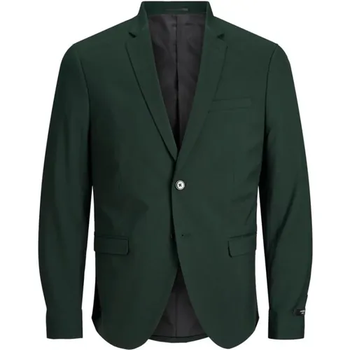 Jack%Jones Premium Jprfranco Blazer Noos Darkest Spruce/SUPER Slim FIT | Freewear Groen , male, Sizes: S, M, L - jack & jones - Modalova