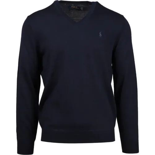 V-Neck Sweater , male, Sizes: L - Polo Ralph Lauren - Modalova