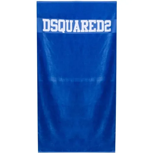 Technicolour Jacquard Logo Towel , unisex, Sizes: ONE SIZE - Dsquared2 - Modalova