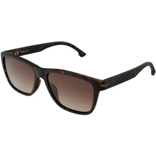 Havana Sunglasses , male, Sizes: 56 MM - Police - Modalova