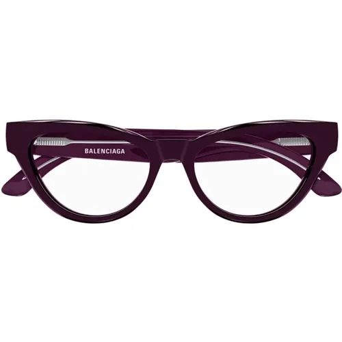 Contemporary Cat-Eye Eyeglasses , female, Sizes: 53 MM - Balenciaga - Modalova