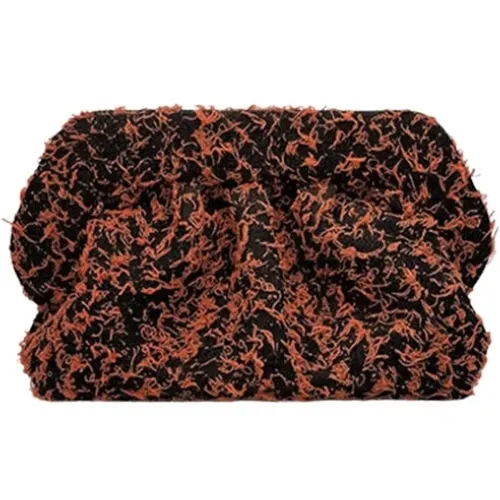 Frayed Flame Clutch Bag , female, Sizes: ONE SIZE - THEMOIRè - Modalova