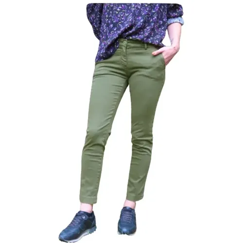 New York Slim Cotton Pants , female, Sizes: XS - Mason's - Modalova