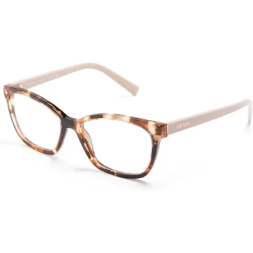 Havana Optical Frame , female, Sizes: 55 MM, 53 MM - Prada - Modalova