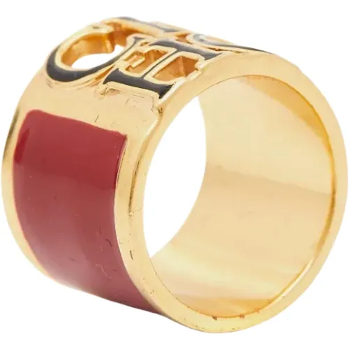 Pre-owned Plastic rings , female, Sizes: ONE SIZE - Carolina Herrera Pre-owned - Modalova